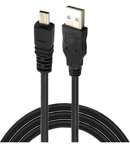 Amazon.co.jp: 交換用USBカメラ転送データ充電器充電ケーブルコード